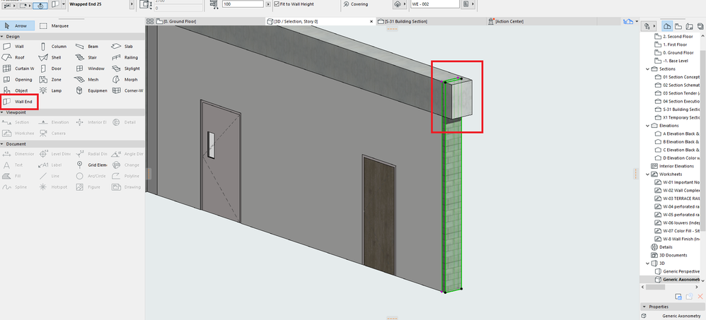 Wall End not getting cut by beam.png