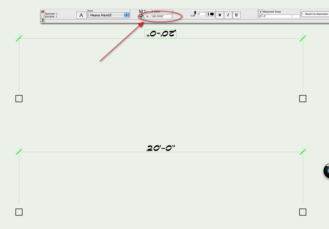 Engineering Standard Text Rotation rotated dimension text is upside down - Graphisoft Community