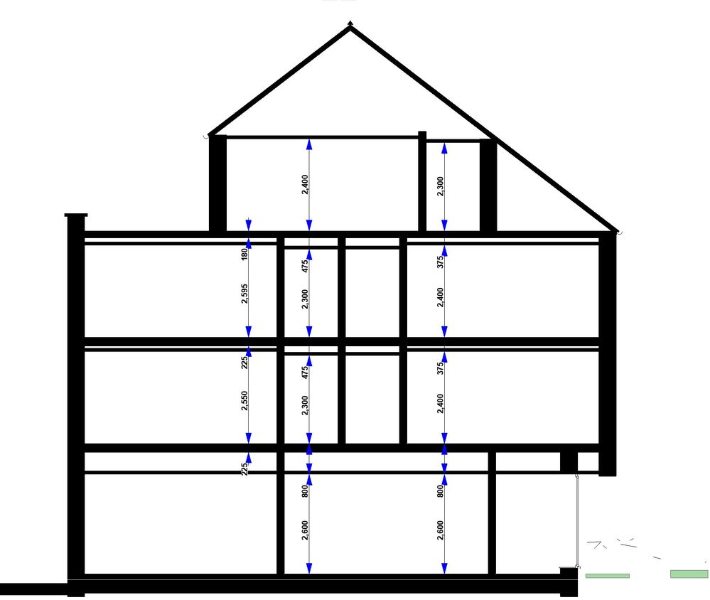 Section dimesnion markers view in model.jpg