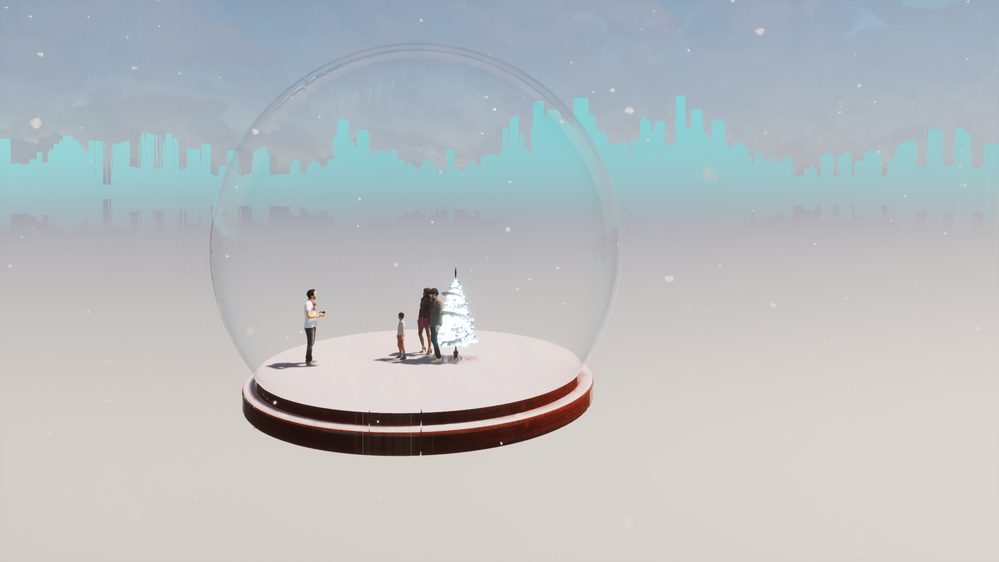 caption in snow