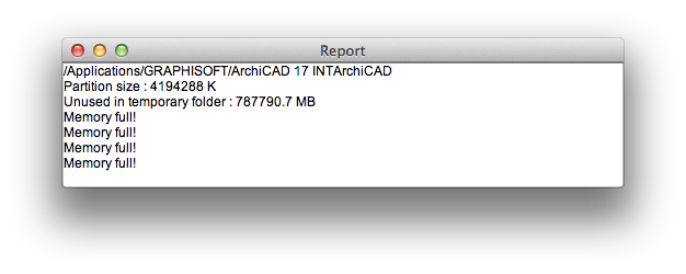 memory full memory full
