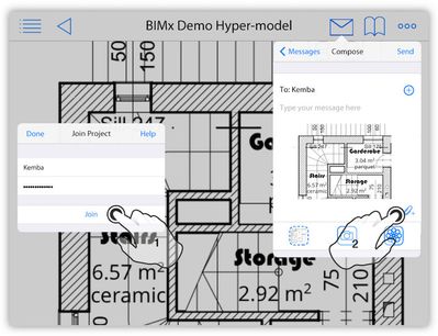 join into BIMcloud project from BIMx