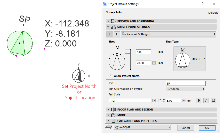 Survey Point Object