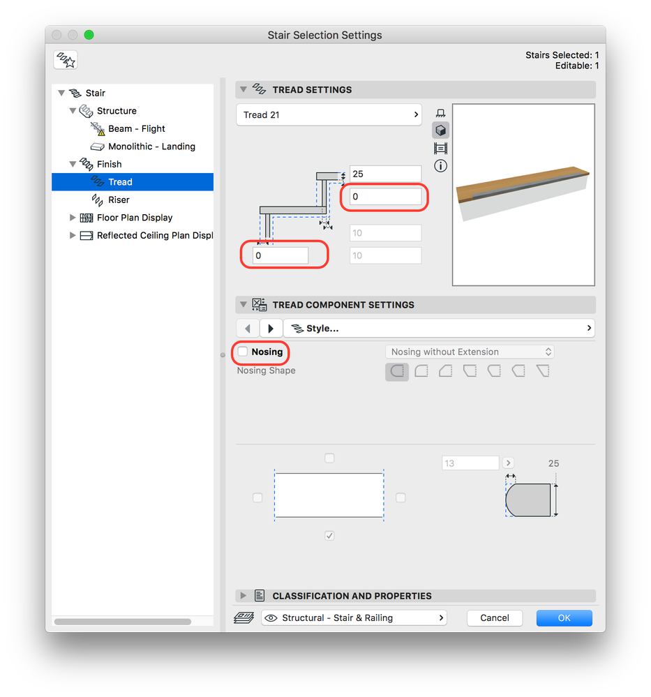 Tread_Settings