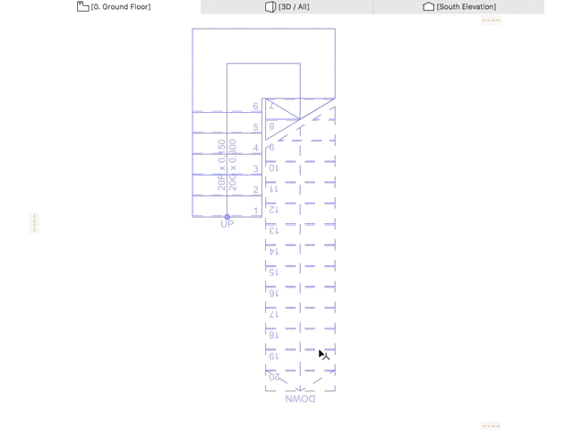 U_shape_stair_equal_flight