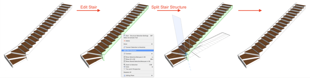 Open Stringer - Editing of the Stringer