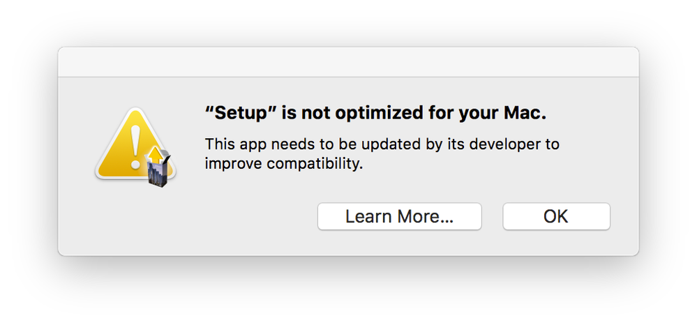 32-bit warning 32-bit warning