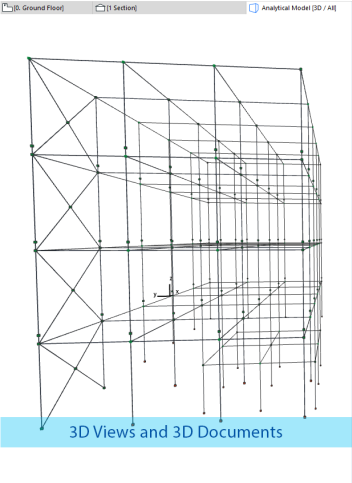 Figure to be loadedStructural Analytical Model in 3D view