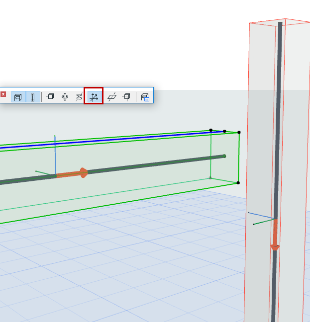 Figure to be loadedHow to display the element’s local coordinate system in the structural analytical model view