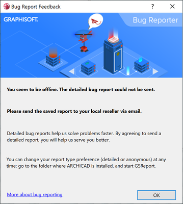 Graphisoft bug reporter что делать архикад 22