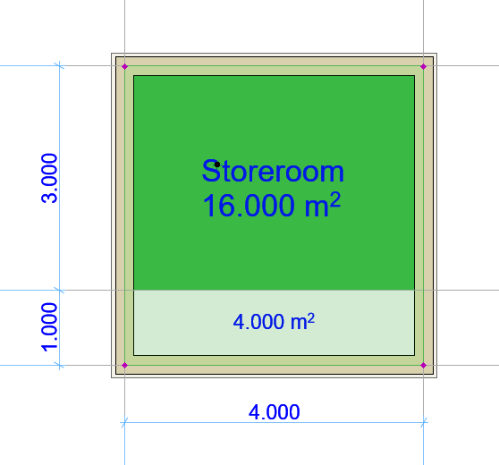 Solved: I want to find the area by subtracting the fill ar ...