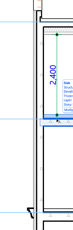 How do I add only one dimension line in a section ... - Graphisoft ...