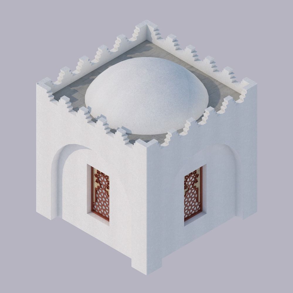 The timeless architecture of Hassan Fathy which represents simplicity, elegance and most importantly environmental design. The Mashrabya window as a symbol of privacy.
