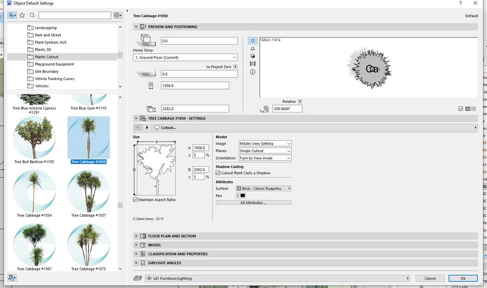 Archicad Library Objetc Cabbage Tree.jpg
