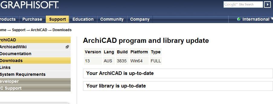 Archicad up to date.JPG