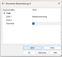 Für "Oben" gibt es diesen Shortcut [Alt + o], für alle anderen Buttons nicht.