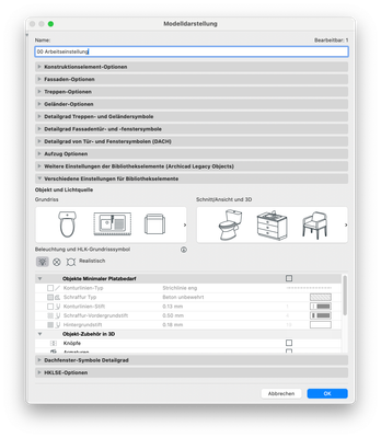 Verschiedene Einstellungen für Biblitheksobjekte.png