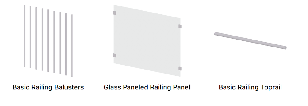 Saving Favorites - Railing subelements Saving Favorites - Railing subelements