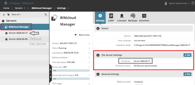 BIMcloud Default File Server