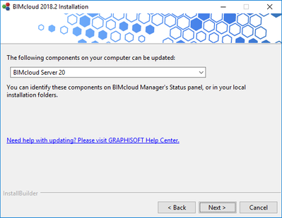 Select BIMcloud Server 20